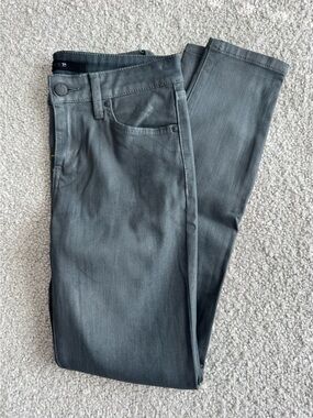 Joe's Jeans High Rise Skinny Ankle Coated Denim Pants